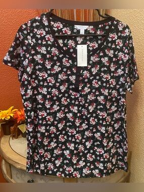 Charter Club - NEW - floral knit pajama set
